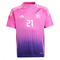 Germany Ilkay Gundogan #21 Replica Away Shirt Euro 2024 Short Sleeve